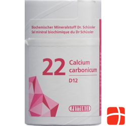 Phytomed Schüssler Nr. 22 Cal Carb Tabletten D 12 100g