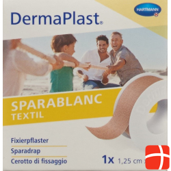 Dermaplast Sparablanc textile 1.25cmx5m skin color