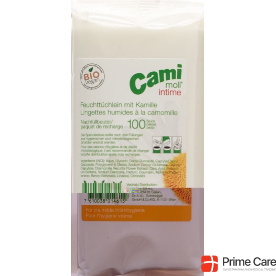 Cami Moll Intime Feuchttücher Refill 100 Stück buy online