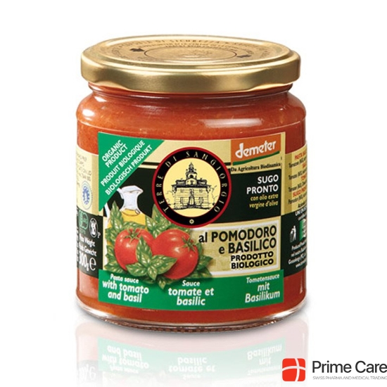 Terre Di Sangiorgio Sugo Basilico Demeter 300g buy online