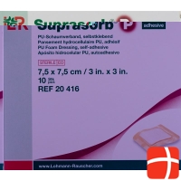 Suprasorb P Schaumverband 7.5x7.5cm Adhesiv 10 Stück