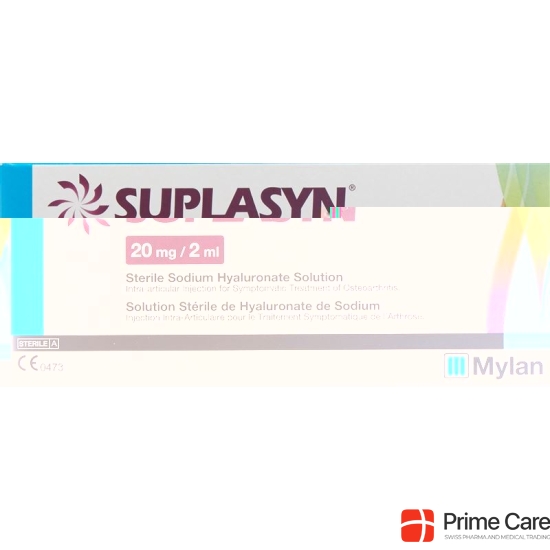 Suplasyn Injektionslösung 20mg/2ml Fertigspritze 2ml buy online