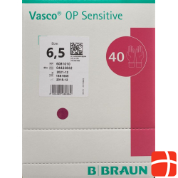 Vasco OP Sensitive Handschuhe Grösse 6.5 40 Paar