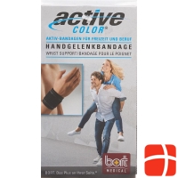 Bort Aktive Color Handgelenkbandage Grösse M -19cm Schwarz