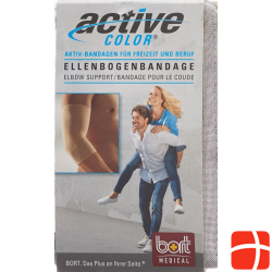 Bort Aktive Color Ellenbogenbandage Grösse S -26cm Hautfarbig