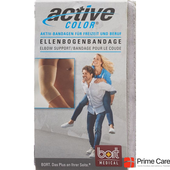 Bort Aktive Color Ellenbogenbandage Grösse S -26cm Hautfarbig buy online