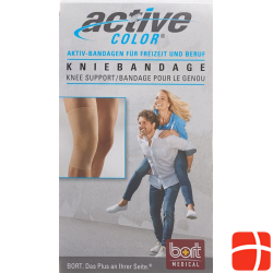 Bort Aktive Color Kniebandage Grösse S -32cm Hautfarbe