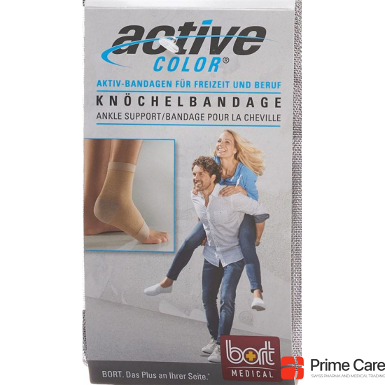 Bort Activecolor Knöchelbandage Grösse S -21cm Beige buy online