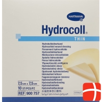 Hydrocoll Thin Hydrocolloid Verb 7.5x7.5cm 10 Stück