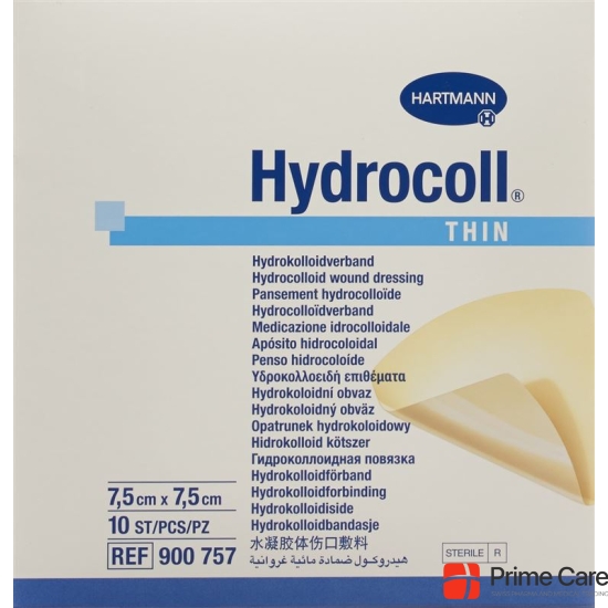 Hydrocoll Thin Hydrocolloid Verb 7.5x7.5cm 10 Stück buy online