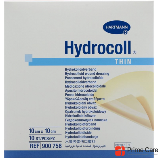 Hydrocoll Thin Hydrocolloid Verb 10x10cm 10 Stück buy online