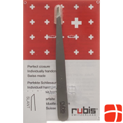 Rubis Classic Pinzette Schräg Stahl 6613