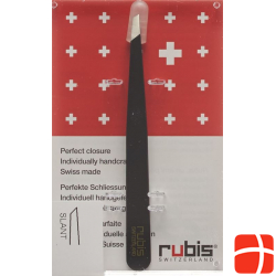 Rubis Bz Classic Pinzette Schräg Schwarz 6613