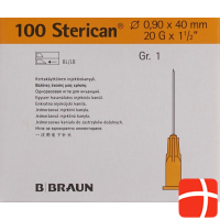 Sterican Nadel 20g 0.90x40mm Gelb Luer 100 Stück