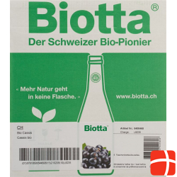 Biotta Bio Cassis 6 Flaschen 5dl