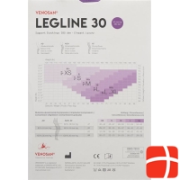 Venosan Legline 30 A-t XS Black 1 pair