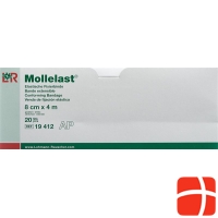 Mollelast Elastische Fixierbinde 8cmx4m Weiss 20 Stück