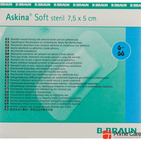 Askina Soft Steril Wundverband 5x7.5cm 50 Stück buy online