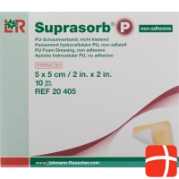 Suprasorb P Schaumverband 5x5cm non Adhesiv 10 Stück