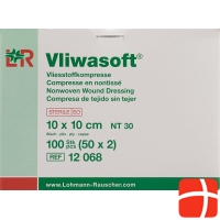 Vliwasoft Nw Kompresse 10x10cm 6-fach Steril 50x 2 Stück