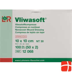 Vliwasoft Nw Kompresse 10x10cm 6-fach Steril 50x 2 Stück