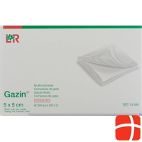 Gazin Faltkompressen 5x5cm 16-fach Steril 30x 2 Stück