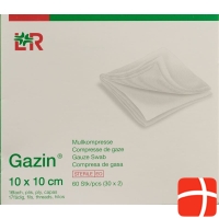 Gazin Faltkompressen 10x10cm 16-fach Steril 30x 2 Stück