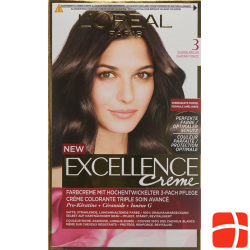 Excellence Cream Triple Prot 3 Dark Brown