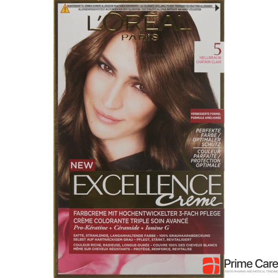 Excellence Cream Triple Prot 5 Light Brown buy online