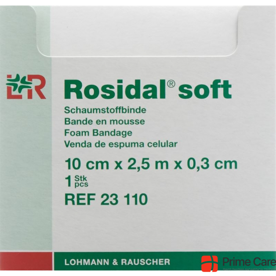 Rosidal Soft foam bandage 2.5mx10cmx0.3cm buy online