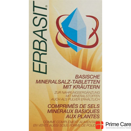 Erbasit Mineralsalz Tabletten mit Kräuter Blister 90 Stück buy online