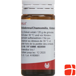 Wala Belladonna/chamomilla Globuli 20g