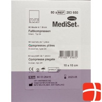 MediSet Faltkompressen Typ 24 8-fach 10x10cm 80 Stück