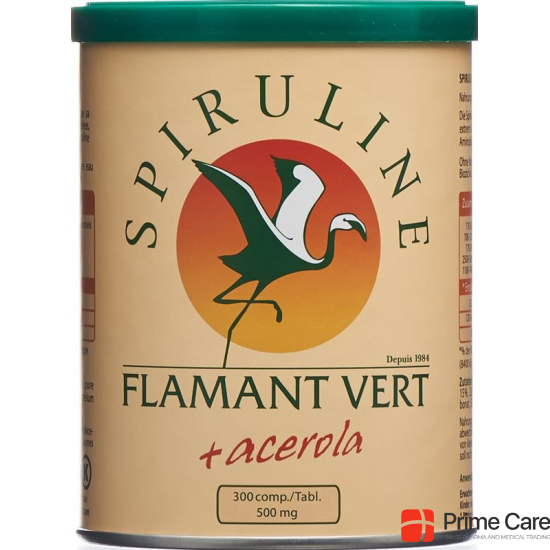 Spiruline Flamant Vert + Acerola Tabletten 300 Stück buy online