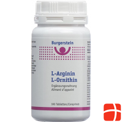 Burgerstein L-Arginin/L-Ornithin tablets 100 pieces