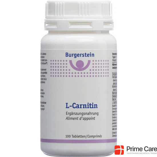 Burgerstein L-Carnitin tablets Ds 100 pieces buy online