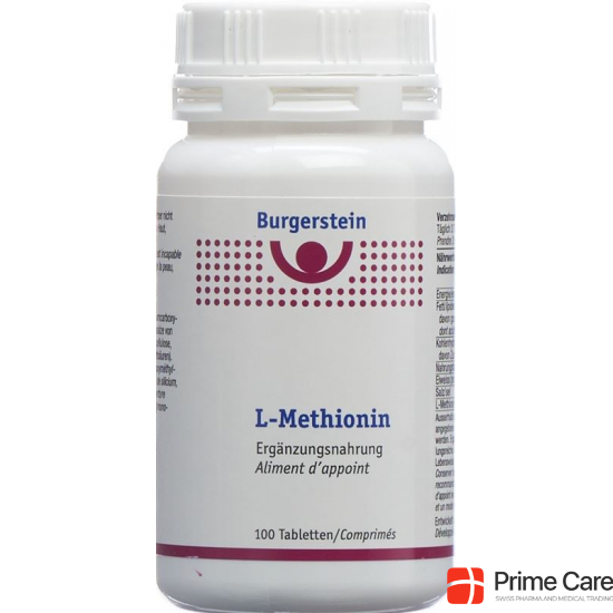 Burgerstein L-Methionin tablets 100 pieces buy online