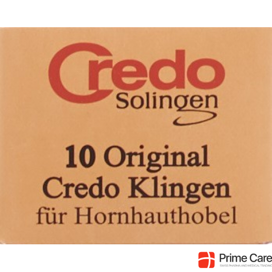 Credo Ersatzklingen Hornhauthobel Schachtel 10 Stück buy online