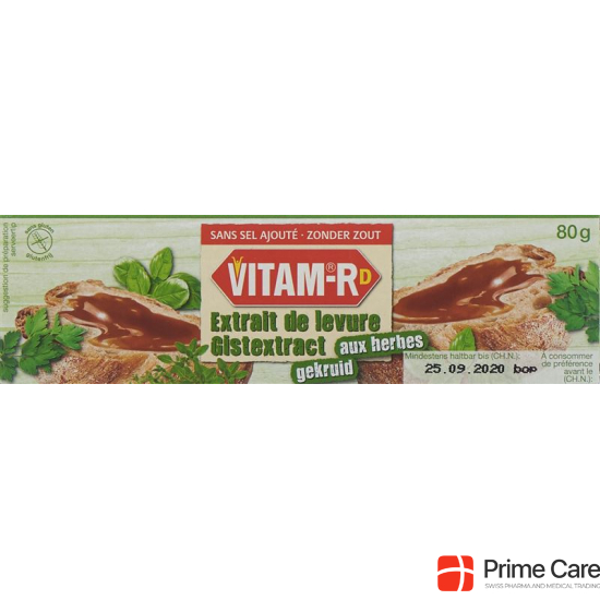 Vitam Hefe Extrakt Rd Kräuter Salzarm Tube 80g buy online