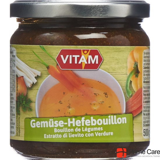 Vitam Bouillon Hefe Paste Gemues Glutenf Dose 500g buy online