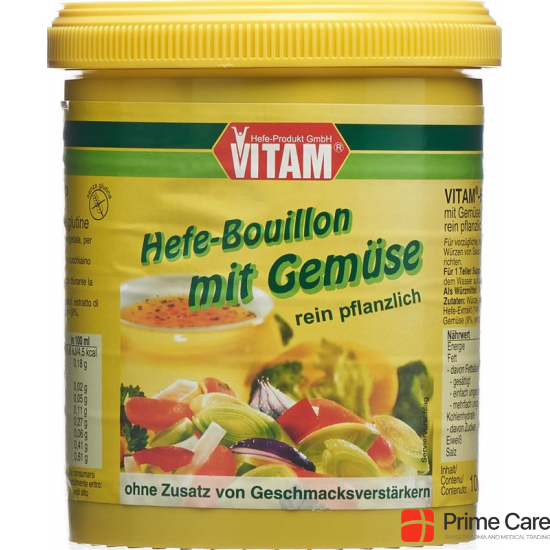 Vitam Bouillon Hefe Paste Gemues Glutenf Dose 1kg buy online