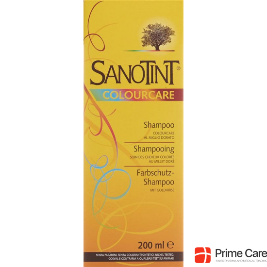 Sanotint Colour protection shampoo with golden millet 200ml buy online