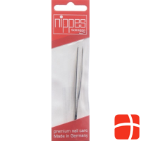 Nippes tweezers 8cm pointed nickel-plated