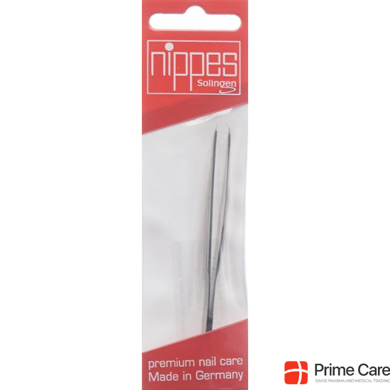 Nippes tweezers 8cm pointed nickel-plated buy online