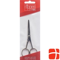 Nippes barber scissors nickel-plated
