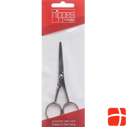 Nippes barber scissors nickel-plated