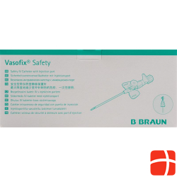 Vasofix Safety Pur 22g 0.9x25mm Blau 50 Stück