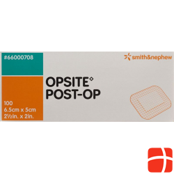 Opsite Post OP Folienverband 6.5x5cm Steril 100 Beutel