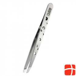 Rubis Tweezers Perforated Obliquely Inox