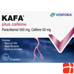 Kafa Plus Koffein Pulver Beutel 10 Stück